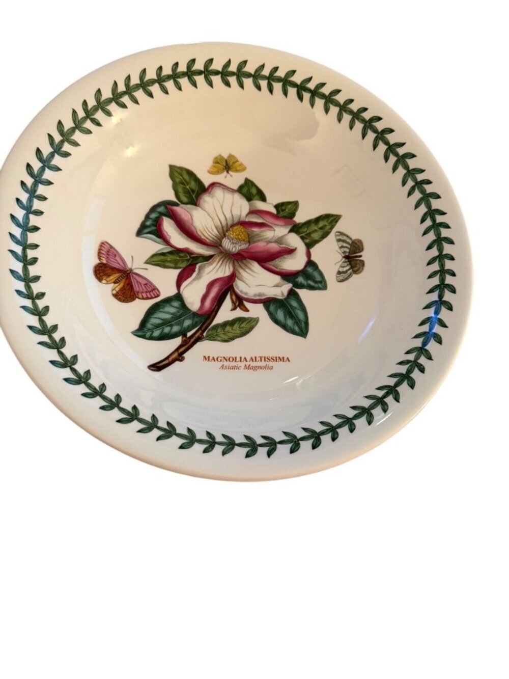 Portmeirion Botanic Garden "Magnolia Altissima" Round Ceramic Serving Bowl